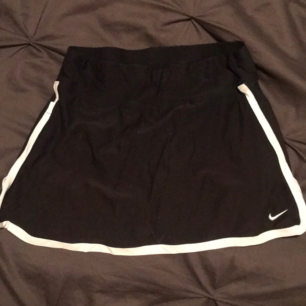 black nike tennis skirt